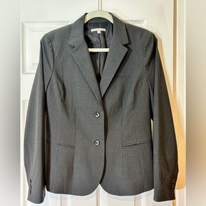 Charcoal grey pin stripe blazer